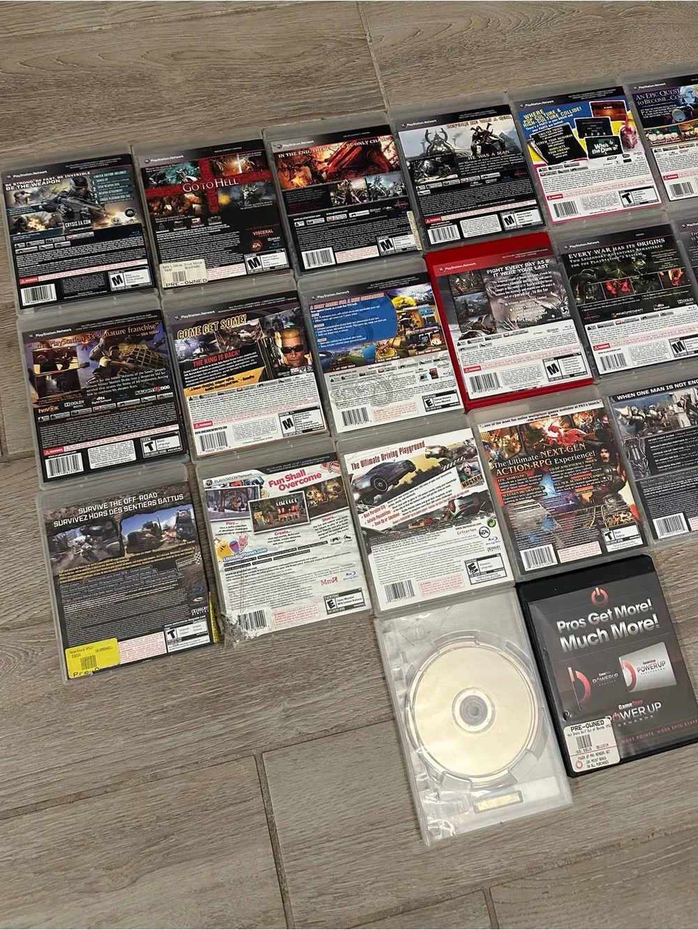 VTG PlayStation 3 Video Games Lot (20) God Of War: Origins Collection & Burnout